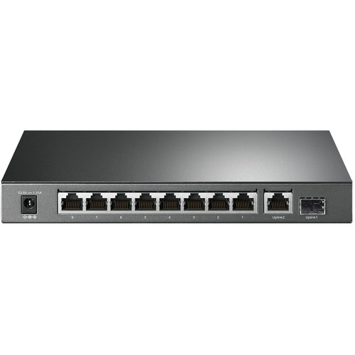 Tp-Link 10-Port Unmanaged Gigabit Desktop Switch, Poe+(8), Sfp (1), 63W, Metal Case, 5Yr