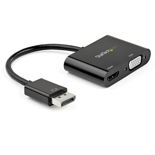Startech Dp To HDMI VGA Adapter Converter - HDMI 2.0 4K 60Hz 3 Yr