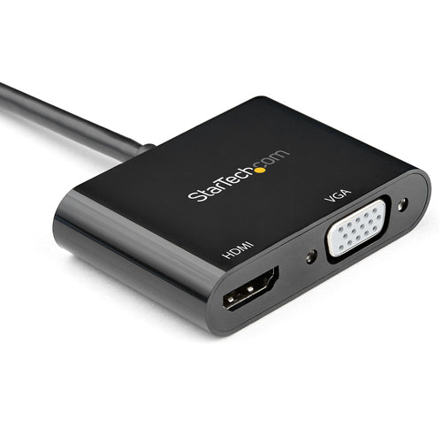 Startech Dp To HDMI VGA Adapter Converter - HDMI 2.0 4K 60Hz 3 Yr