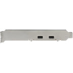 Startech 2 Port 10Gbps Pcie Usb-C Card, USB 3.1, Low Profile, 2Yr