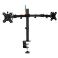 Kensington Dual Monitor Desk Mount, Up To 32" & 8Kg, Vesa 75X75, 100X100 - Black