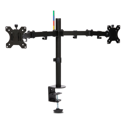 Kensington Dual Monitor Desk Mount, Up To 32" & 8Kg, Vesa 75X75, 100X100 - Black