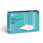 Tp-Link Ac1200 Dual-Band Wireless Access Point, Passive Gbe Poe, Mu-Mimo, Desktop, 3Yr