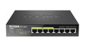 D-Link 8-Port Gigabit POE Unmanaged Switch With 60W POE Budget (Metal Housing)