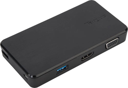 Targus (Dsu100Us), USB 3.0 And Usb-C Dual Travel Dock, 3 Year Wty