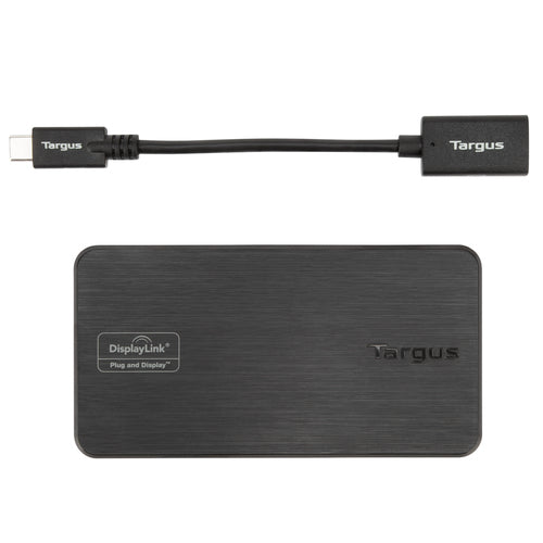 Targus (Dsu100Us), USB 3.0 And Usb-C Dual Travel Dock, 3 Year Wty