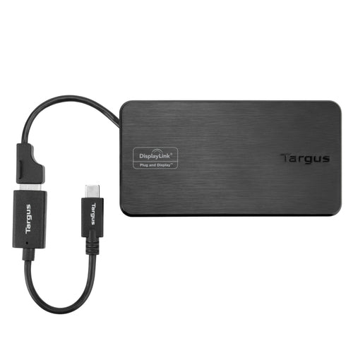 Targus (Dsu100Us), USB 3.0 And Usb-C Dual Travel Dock, 3 Year Wty
