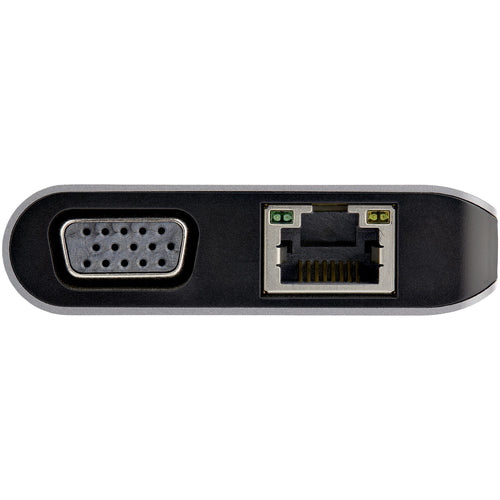 Startech Usb-C Multiport Adapter, 4K, Hdmi, Vga, Usb(3), Gbe, Sd, Single Display, 85W, 3Yr