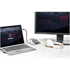 Startech Usb-C Multiport Adapter, 4K, Hdmi, Vga, Usb(3), Gbe, Sd, Single Display, 85W, 3Yr