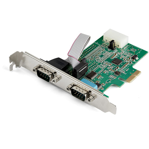 Startech 2 Port D-Sub Pcie Rs232 Adapter Card, Low & Std Profile, Ltw