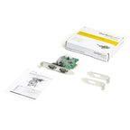Startech 2 Port D-Sub Pcie Rs232 Adapter Card, Low & Std Profile, Ltw