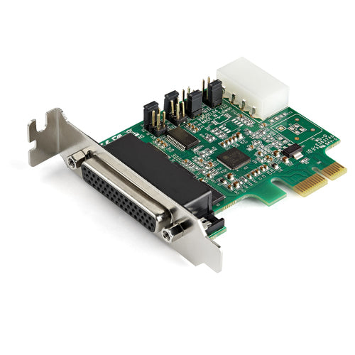 Startech 4 Port Dsub Pcie Serial Adapter Card, Std Profile, 2Yr