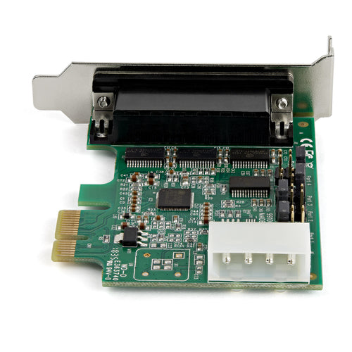 Startech 4 Port Dsub Pcie Serial Adapter Card, Std Profile, 2Yr