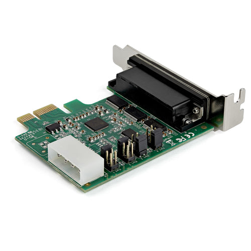 Startech 4 Port Dsub Pcie Serial Adapter Card, Std Profile, 2Yr