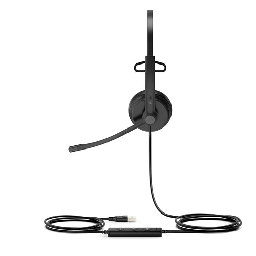 Yealink Wired (Uh34) Uc Mono Headset,Noise Cancelling Mic,Leather Cushion,Usb-A