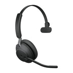 Jabra Wireless Evolve2 65 Ms Mono Bluetooth Headset + Link 390C Bt,Usb-C