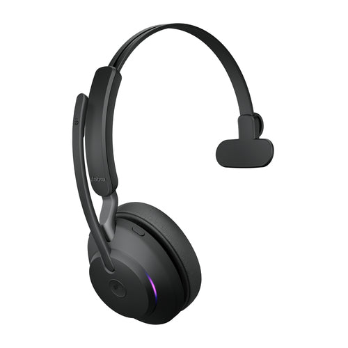 Jabra Wireless Evolve2 65 Ms Mono Bluetooth Headset + Link 390A,Usb-A
