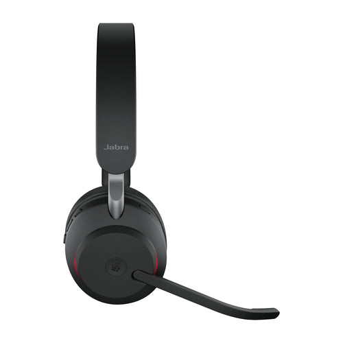 Jabra Wireless Evolve2 65 Ms Stereo Bluetooth Headset W/Charging Stand+Link 380C Bt,Usb-C