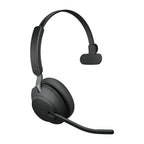 Jabra Wireless Evolve2 65 Uc Mono Bluetooth Headset + Link 390C Bt,Usb-C