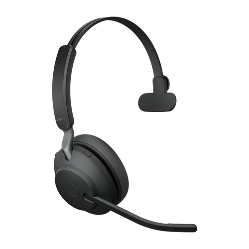 Jabra Wireless Evolve2 65 Uc Mono Bluetooth Headset W/Charging Stand + Link 390A Bt,Usb-A