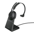 Jabra Wireless Evolve2 65 Uc Mono Bluetooth Headset W/Charging Stand + Link 390A Bt,Usb-A