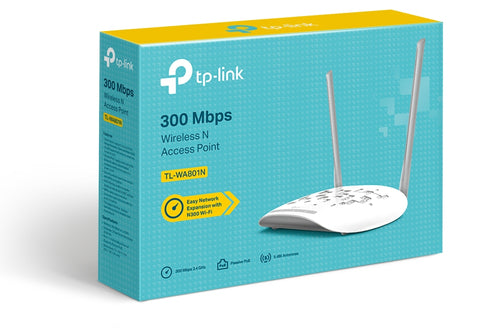 Tp-Link Wireless Access Point, 300Mbps, Passive 10/100 POE (1), 3Yr