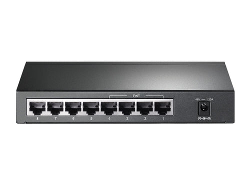 Tp-Link 8-Port Unmanaged Gigabit Desktop Switch, Poe+(4), 64W, Metal Case, 5Yr