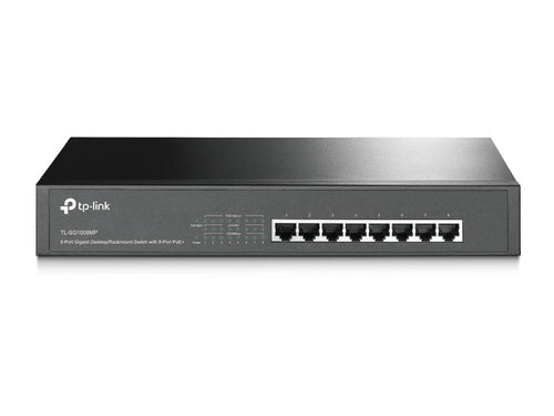 Tp-Link 8-Port Unmanaged Gigabit Desktop/Rackmount Switch, Poe+(8), 126W, Metal Case, 5Yr