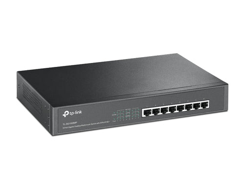 Tp-Link 8-Port Unmanaged Gigabit Desktop/Rackmount Switch, Poe+(8), 126W, Metal Case, 5Yr