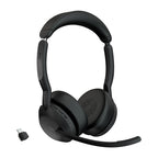 Jabra Wireless Evolve2 55 MS Stereo Bluetooth Anc Headset+Link390C, USB-C