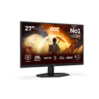 Aoc 27" (16:9) Qhd Ips, 1Ms, 240Hz, Adaptive Sync, Hdmi, Dp, 3Yr