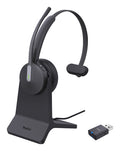 Yealink Bluetooth Dect (Wh64) Ms Mono Hybrid Headset, Wdd60,Dect Dongle, Charging Stand