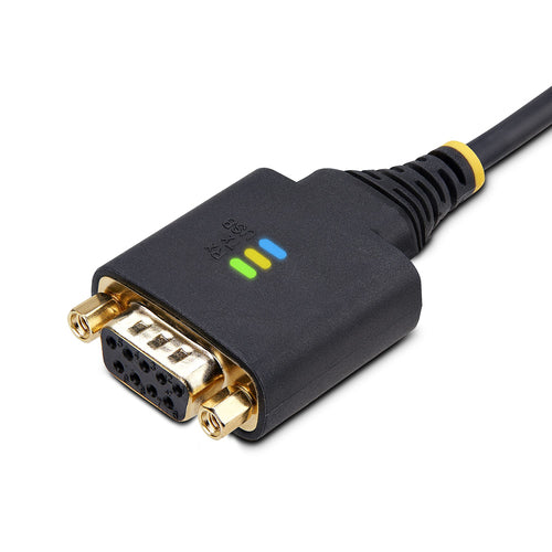Startech 10Ft (3M) USB To Null Modem Serial Adapter Cable, Interchangeable Db9 Screws/Nuts