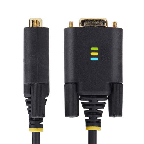 Startech 6.6Ft (2M) USB To Null Modem Serial Adapter Cable, Com Retention, Ftdi, Usb-A To
