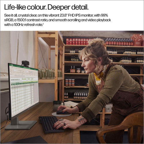 HP Series 5 23.8 Inch Fhd Monitor - 524Da