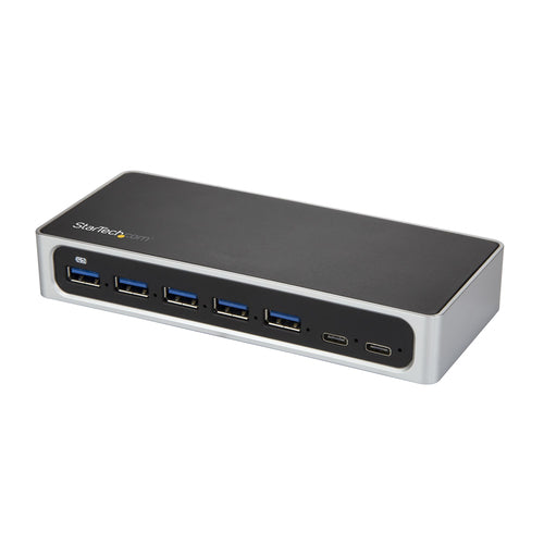 Startech 7 Port Usb-C Hub, Usb-C(2), Usb(5), Dc, 2Yr