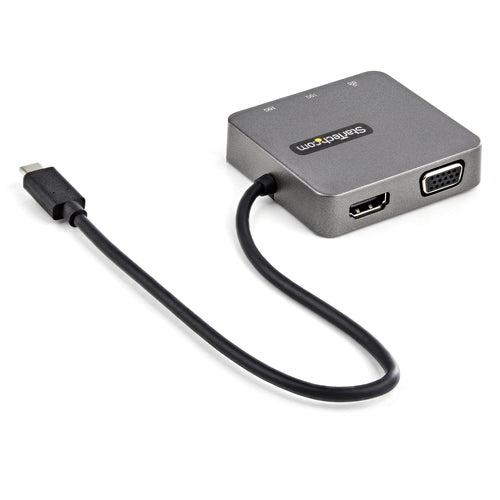 Startech Usb-C Multiport Adapter, 4K, Hdmi, Vga, Gbe, Usb, Single Display, 3Yr