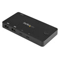 Startech 2 Port USB C Kvm Switch - Uhd 4K 60Hz HDMI W/Usb Type C Cables 2Yr