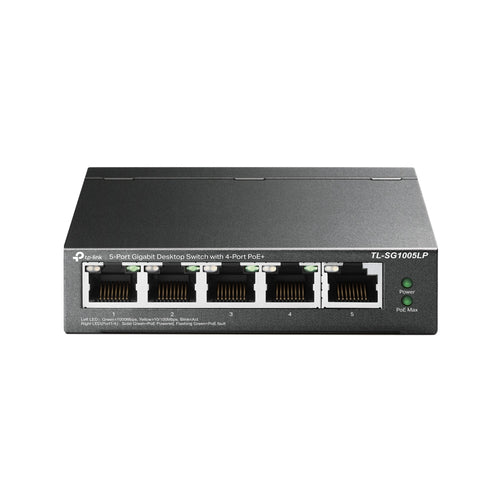 Tp-Link 5-Port Unmanaged Gigabit Switch, Poe(4), 40W, Metal Case, 5Yr
