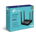 Tp-Link Archer Ac1200 Dual-Band Router, Mu-Mimo, 10/100 Lan(4), WAN (1), 3Yr
