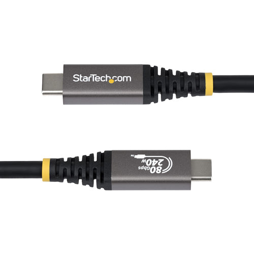 Startech 1.5M (5Ft) Usb4 Cable, Usb-If Certified Usb-C Cord, 80Gbps, Ltw