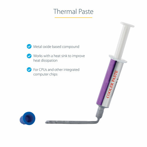 Startech 1.5G Metal Oxide Thermal CPU Paste Compound Tube 2Yr