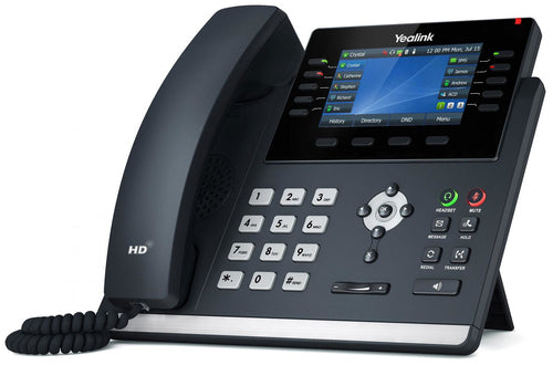 Yealink (Sip-T46U) 16 Line Ip Phone With Handset, 4.3" LCD Screen