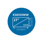Kensington Magpro Magnetic Privacy Screen For 27" Monitor (16:9)