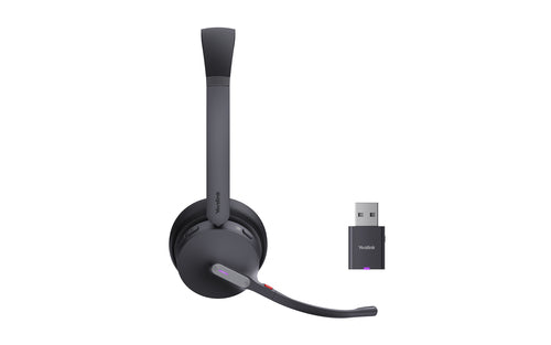 Yealink Bluetooth Dect (Wh64) Ms Stereo Hybrid Headset, Wdd60 Dect Dongle, No Base Station