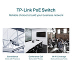 Tp-Link 28-Port Easy Smart Gigabit Switch, Poe+(24), Sfp(2), 250W, Metal Case, 5Yr