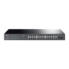 TP-Link 28-Port Easy Smart Gigabit Switch, PoE+(24), SFP(2), 250W, Metal Case