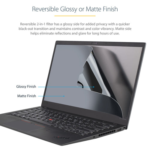 Startech 15.6" Laptop Privacy Filter, 16:9 Matte/Glossy, 2Yr