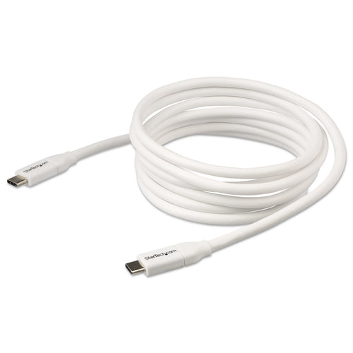 Startech 2M Usb-C To Usb-C Cable, 100W, White, 2Yr