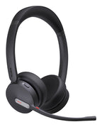 Yealink Wireless (Bh70) Ms Stereo Bluetooth Headset Bt51 Dongle, Black, C To A Adapter